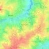 Heldergem topographic map, elevation, terrain
