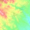 Santa Catalina topographic map, elevation, terrain