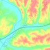 Bucksnort topographic map, elevation, terrain