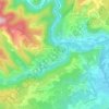 Le Prat topographic map, elevation, terrain