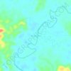 Muara Inu topographic map, elevation, terrain