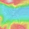 Ukanc topographic map, elevation, terrain