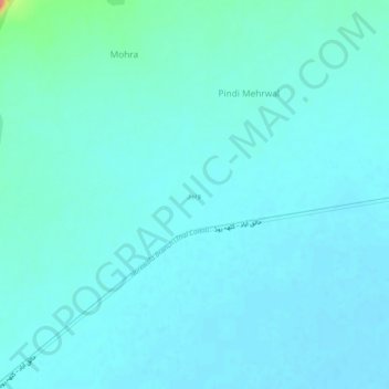 Waheer topographic map, elevation, terrain