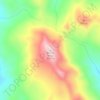 Bobcat Ridge topographic map, elevation, terrain