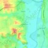 Callow End topographic map, elevation, terrain