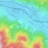 Sankt Lorenzen im Paltental topographic map, elevation, terrain