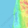 Liepaja topographic map, elevation, terrain