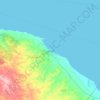 Khoms topographic map, elevation, terrain