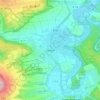 Deisel topographic map, elevation, terrain