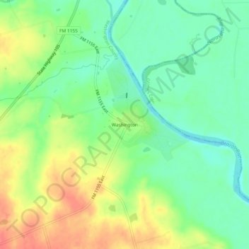 Washington topographic map, elevation, terrain