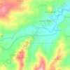 Ganeas topographic map, elevation, terrain
