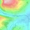 Newton topographic map, elevation, terrain