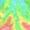 Burgrain topographic map, elevation, terrain
