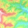 Яворов topographic map, elevation, terrain