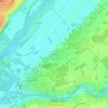 La Haute Rue topographic map, elevation, terrain