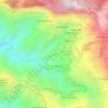 La Degollada topographic map, elevation, terrain