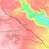 Club de Golf topographic map, elevation, terrain