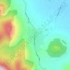 Levidi topographic map, elevation, terrain