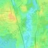 Курган topographic map, elevation, terrain