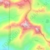 Crestone Peak topographic map, elevation, terrain