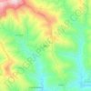 Algares topographic map, elevation, terrain
