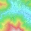 Enfous topographic map, elevation, terrain