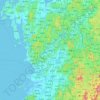 Buyeo-gun topographic map, elevation, terrain