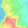 Vothonas topographic map, elevation, terrain