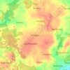 Prisieginė topographic map, elevation, terrain