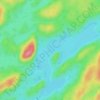 Lac Sloe topographic map, elevation, terrain