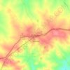 Plumtree topographic map, elevation, terrain