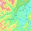 Tianquan topographic map, elevation, terrain