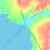 Chigualoco topographic map, elevation, terrain