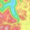 Honau topographic map, elevation, terrain