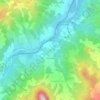 Oreglia di sotto topographic map, elevation, terrain