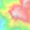 大牯牛山 topographic map, elevation, terrain