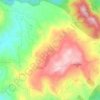 Lysos topographic map, elevation, terrain