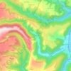 Bousselargues topographic map, elevation, terrain