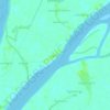 Shwe Kone topographic map, elevation, terrain