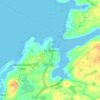 St. Barbe topographic map, elevation, terrain