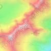 Tête de la Gandolière topographic map, elevation, terrain