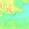 Bow Valley topographic map, elevation, terrain