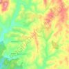 Serra topographic map, elevation, terrain