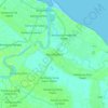 Kota Putera topographic map, elevation, terrain