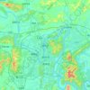 Chengzhong topographic map, elevation, terrain