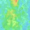 Live Oak topographic map, elevation, terrain