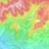 Val Joanis topographic map, elevation, terrain