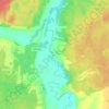 Славково topographic map, elevation, terrain