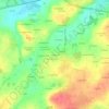 Le Quartier topographic map, elevation, terrain