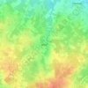 Wijer topographic map, elevation, terrain